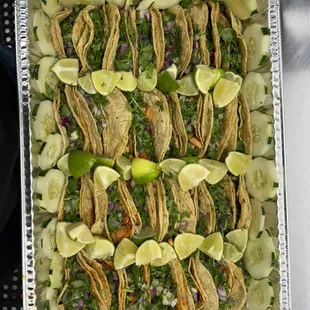 Party Trays of Tacos!