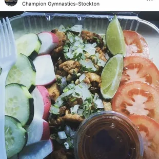 Our salads are very tasty.