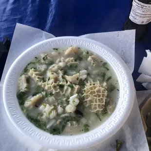 White menudo is very good