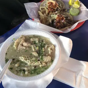 Tacos and Menudo