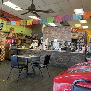 Never coming back here thanks to her just rude didn't enjoy the food