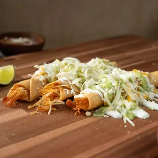Chicken Rolled Tacos