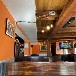 the interior of a restaurant