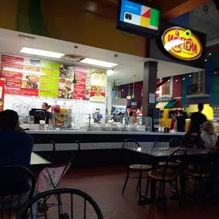 Inside the food court. It was really hot in this area of the mall but I powered through for the delish empanadas!