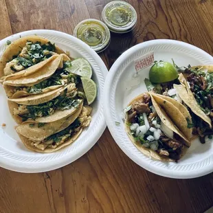 Chicken &amp; Al Pastor Tacos