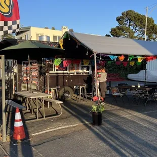 A little tricky to find. In a parking lot.