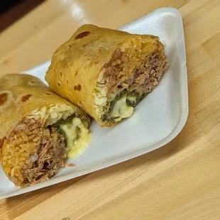 Our Chile Relleno Burritos are out of this world.