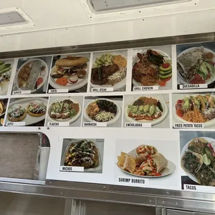 a variety of tacoss