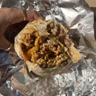 Breakfast Chorizo Burrito