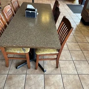 The eating area.....