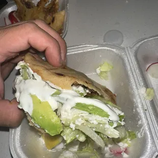 Gordita de asada
