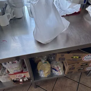 1/2 of order that was ready