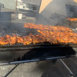Chicken on the grill smells so dam good and the taste is just like the smell !