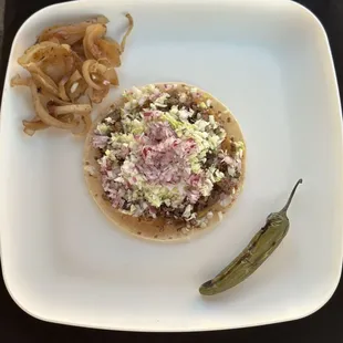 Taco de harina