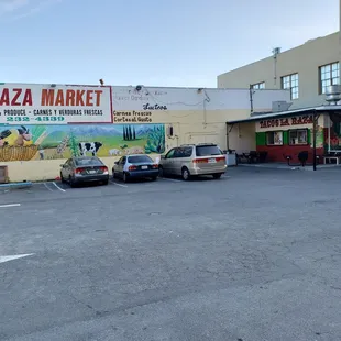 cars parked in a parking lot