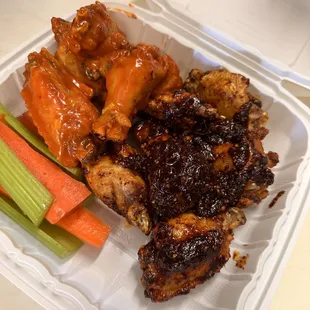 Salsa macha Wings  Spicy  &amp; Buffalo wings