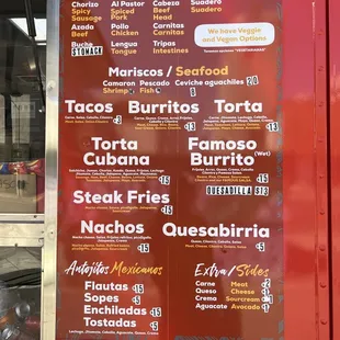 Menu August 2023