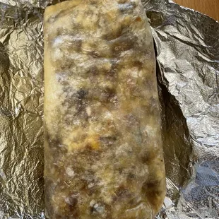 sausage breakfast burrito.