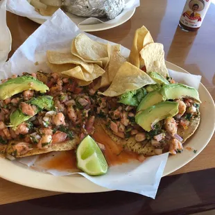 Delicioso el ceviche de camarón.
