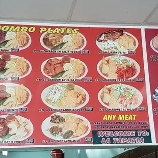 crepes, menu