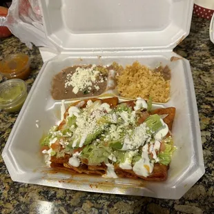 Chicken Enchiladas Rojas