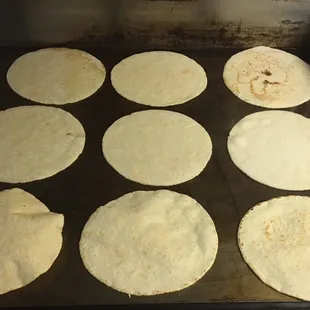 Handmade corn tortillas!