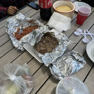 Pancita y barbacoa bien rica
