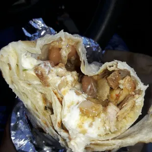 Chicken supreme burritos with mild sauce.... so good!