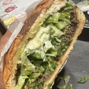 So much mayonnaise. I wish you could taste the meat so SALTY