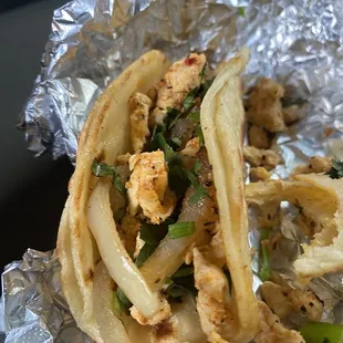 Chicken taco