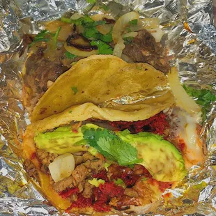 Tony Taco ($2) &amp; Barbacoa ($1)