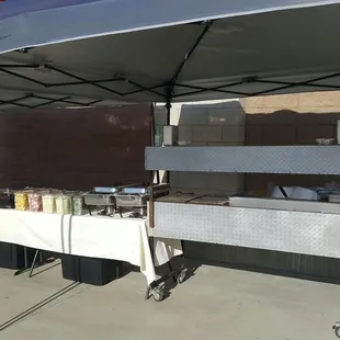 a taco stand