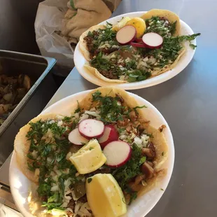 Tacos asada &amp; suadero