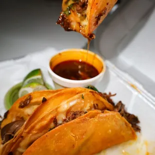 Quesa Birria Tacos