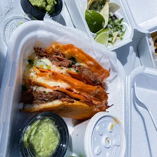 3 Quesabirria Tacos