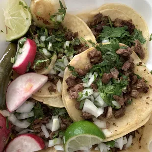 a close up of a plate of food