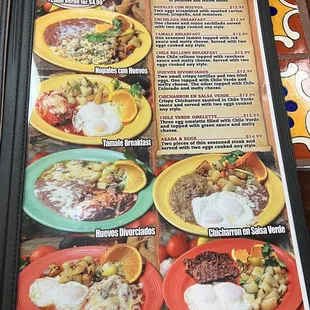 Updated menu august 2023