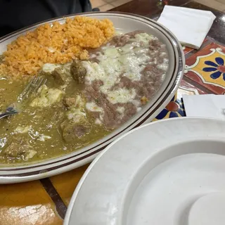 Chile Verde Dinner