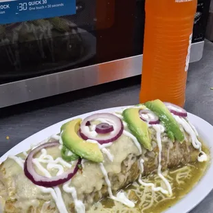 Burrito suprem con carnes al gusto