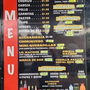Menu 12/2/2022