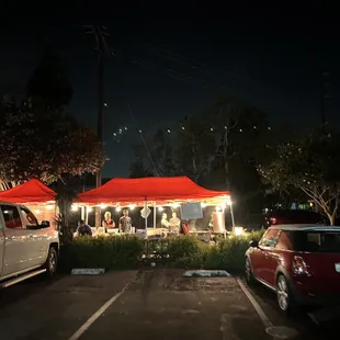 View from the parking lot