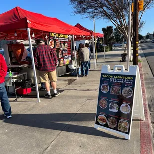 Street tacos in the LBC