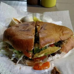 This tortas is flavorful, and it&apos;s as big as my face