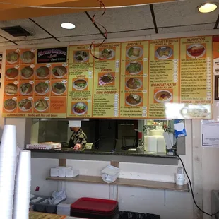 Menu... Order away..