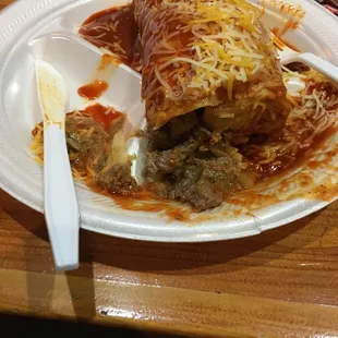 Carne Asasa Burrito