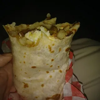 Bacon, Egg, Cheese and Potatoes Breakfast