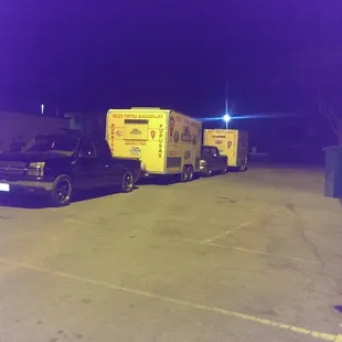 outside, sushi and sashimi