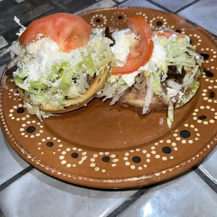 Asada sopes.