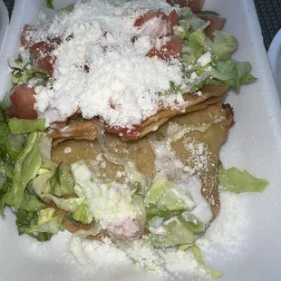 Tacos dorados of potato.