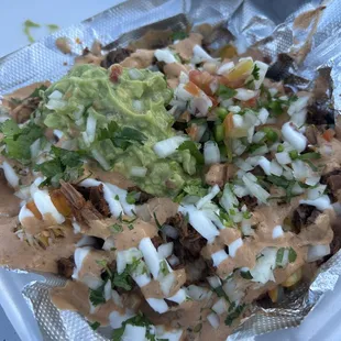 abundis fries with birria
